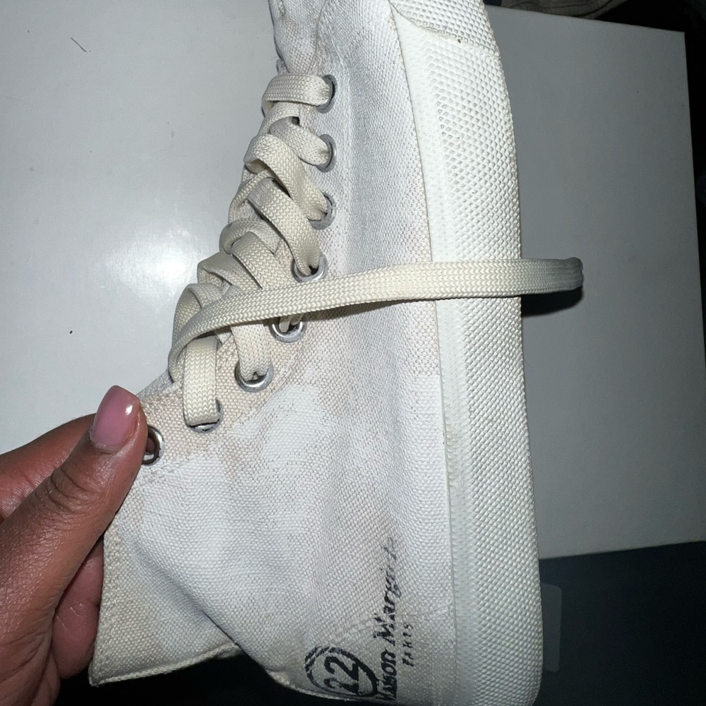 Painted Maison margielas worn once SOLD